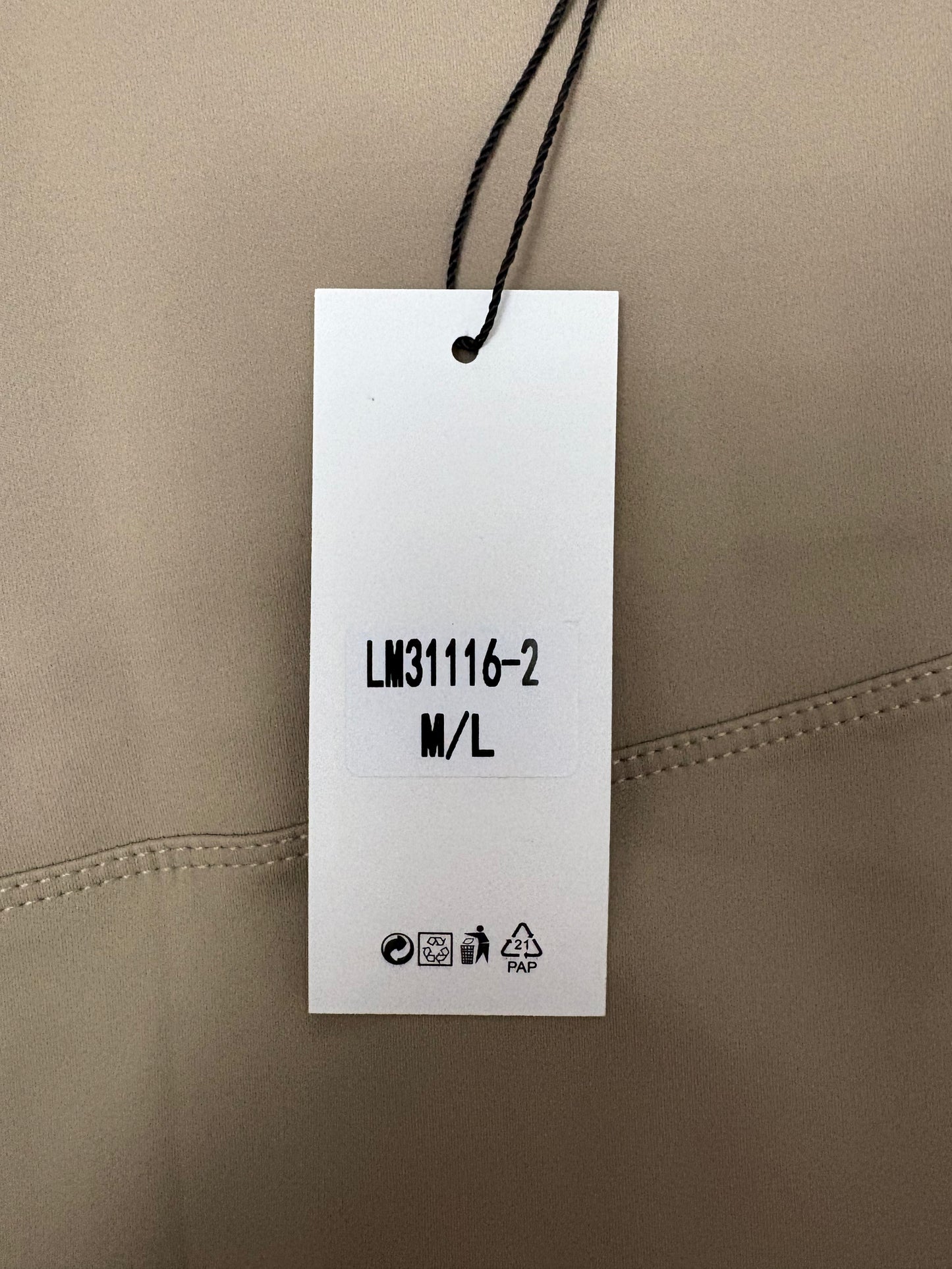 Yu & Me Cycling Shorts Colour Mocha Size M/L UK Size 8/10