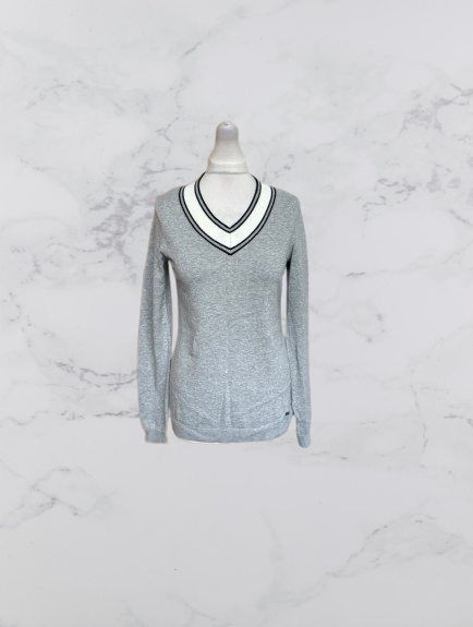 Arizona V Neck Jumper Colour Grey Size 6/8
