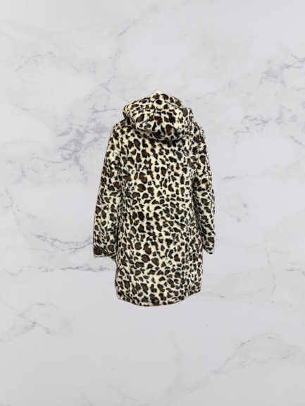 Bilin Reverse-able Faux Fur Hooded Jacket Colour Coffee Size L