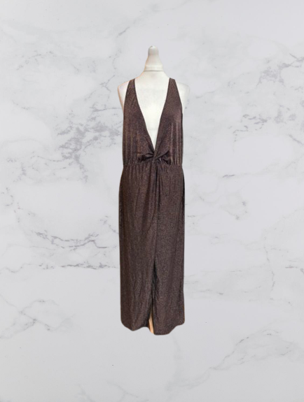 Ann Summers Island Breeze Maxi Dress Colour Bronze Size 16-18