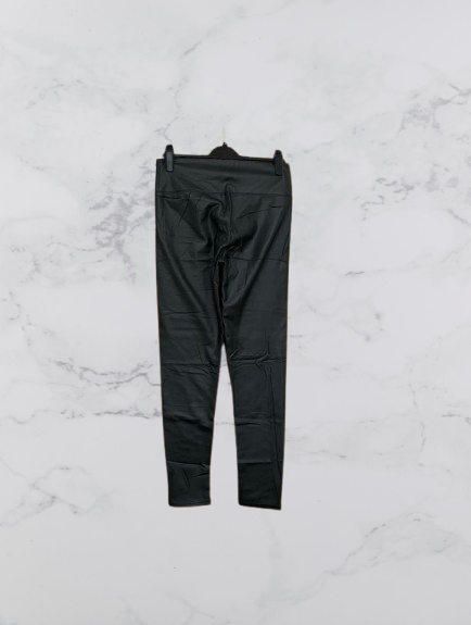 Bella Sirena Faux Leather Fleece Lined Leggings Colour Black Size L/XL One size 10-14