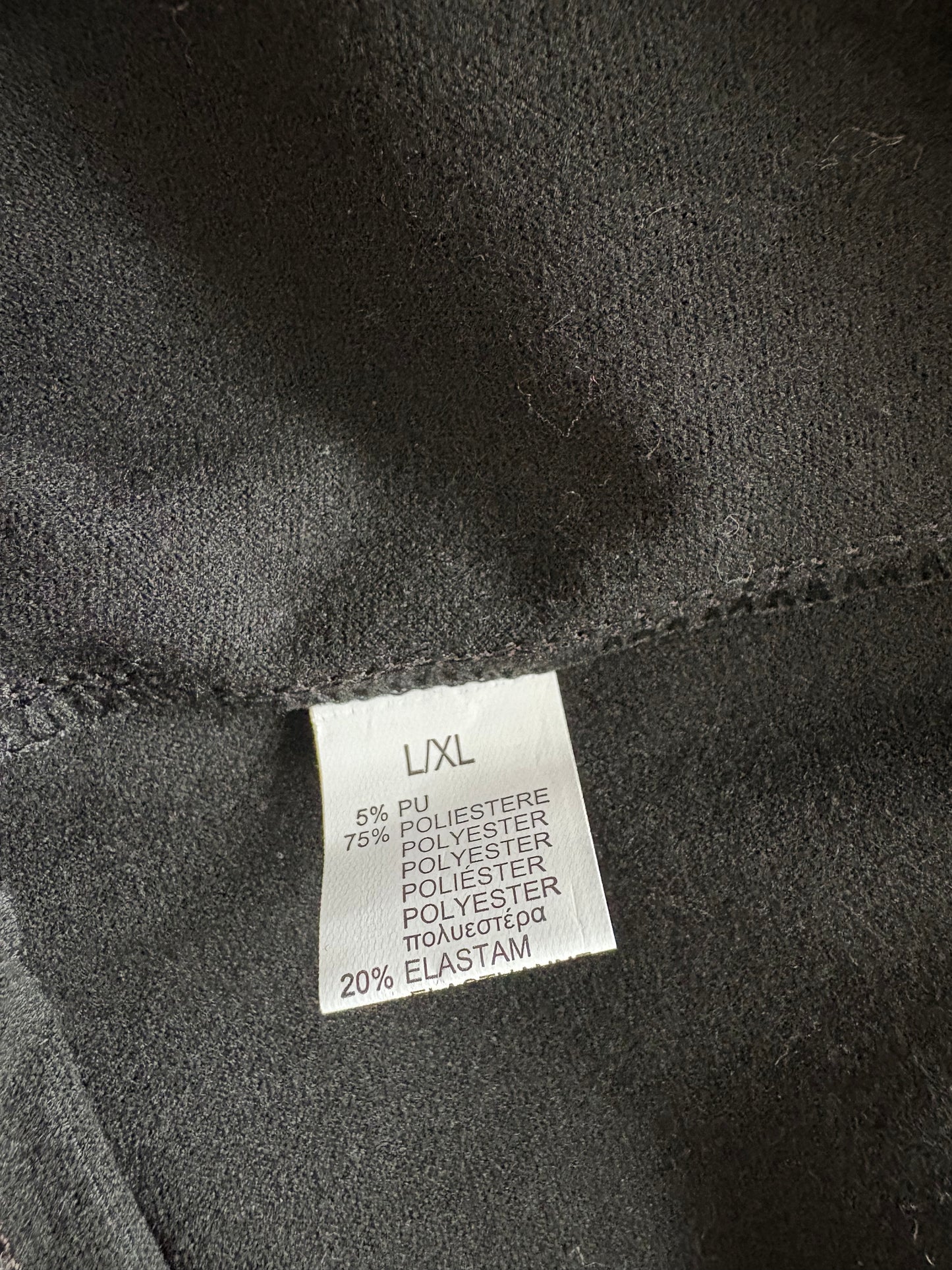 Bella Sirena Faux Leather Fleece Lined Leggings Colour Chocolate Size L/XL One size 10-14