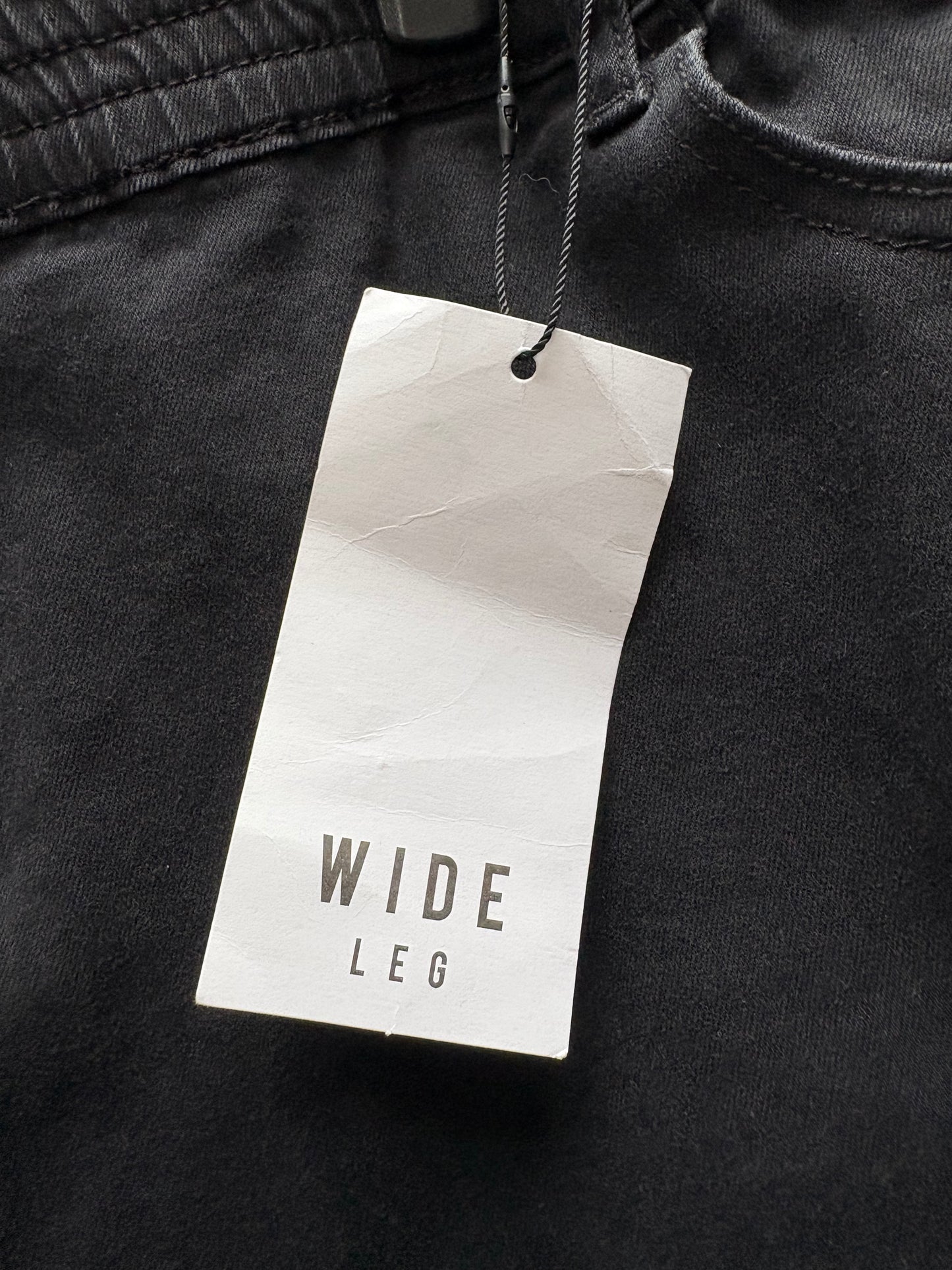 Yours Clothing Wide Leg Trousers Colour Black Size 24