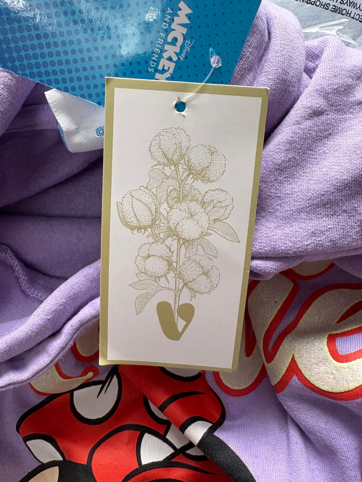 Disney @ V by Very Hooded 'Minnie Mouse' Jumper Colour Lilac Multi Size 6-7 Years