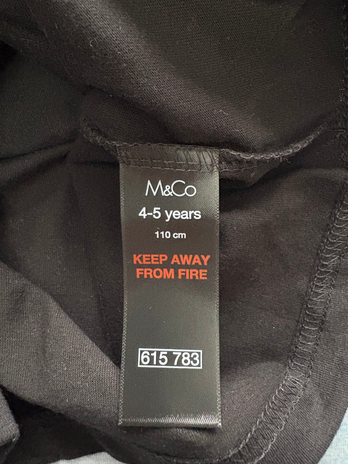 M&Co 'Christmas' Long Sleeve Top Colour Black Multi Size 4-5 Years