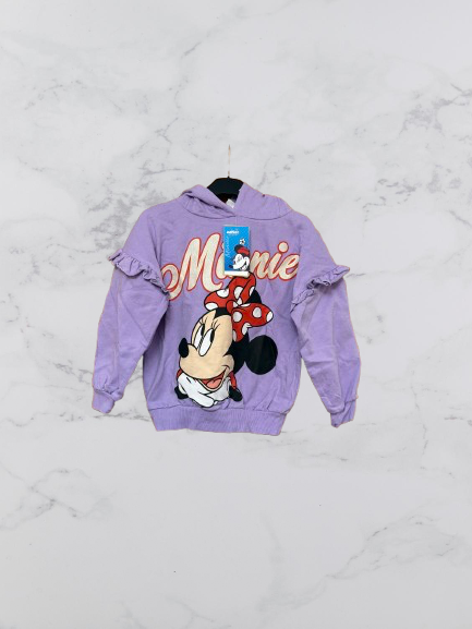 Disney @ V by Very Hooded 'Minnie Mouse' Jumper Colour Lilac Multi Size 6-7 Years
