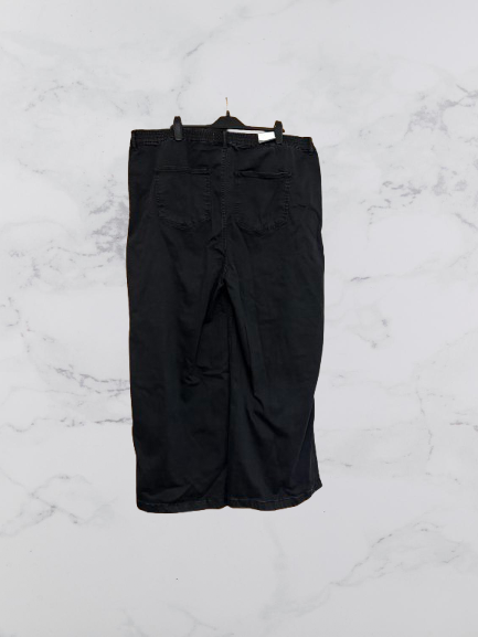 Yours Clothing Wide Leg Trousers Colour Black Size 24