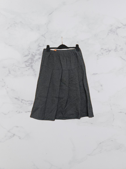 John Lewis Jersey Panel Pleated Skirt Colour Grey Size 14 Years