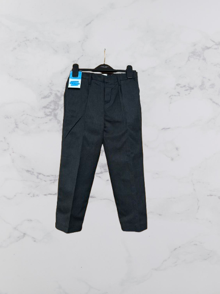John Lewis Generous Fit Trousers Colour Dark Grey Size 5 Years