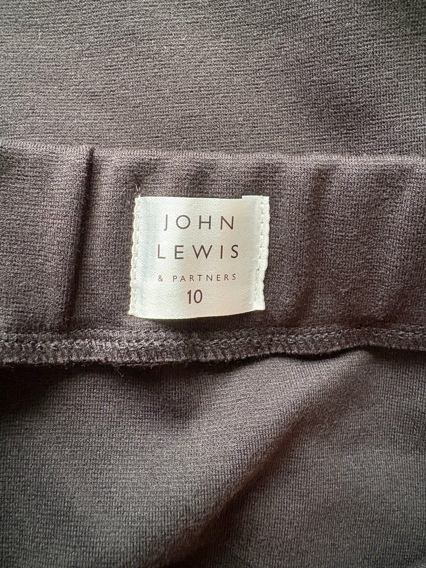 John Lewis Jersey Tube Skirt Colour Black Size 10 Years