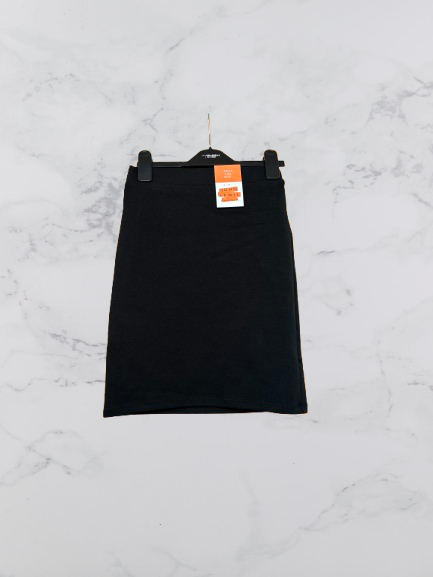 John Lewis Jersey Tube Skirt Colour Black Size 10 Years