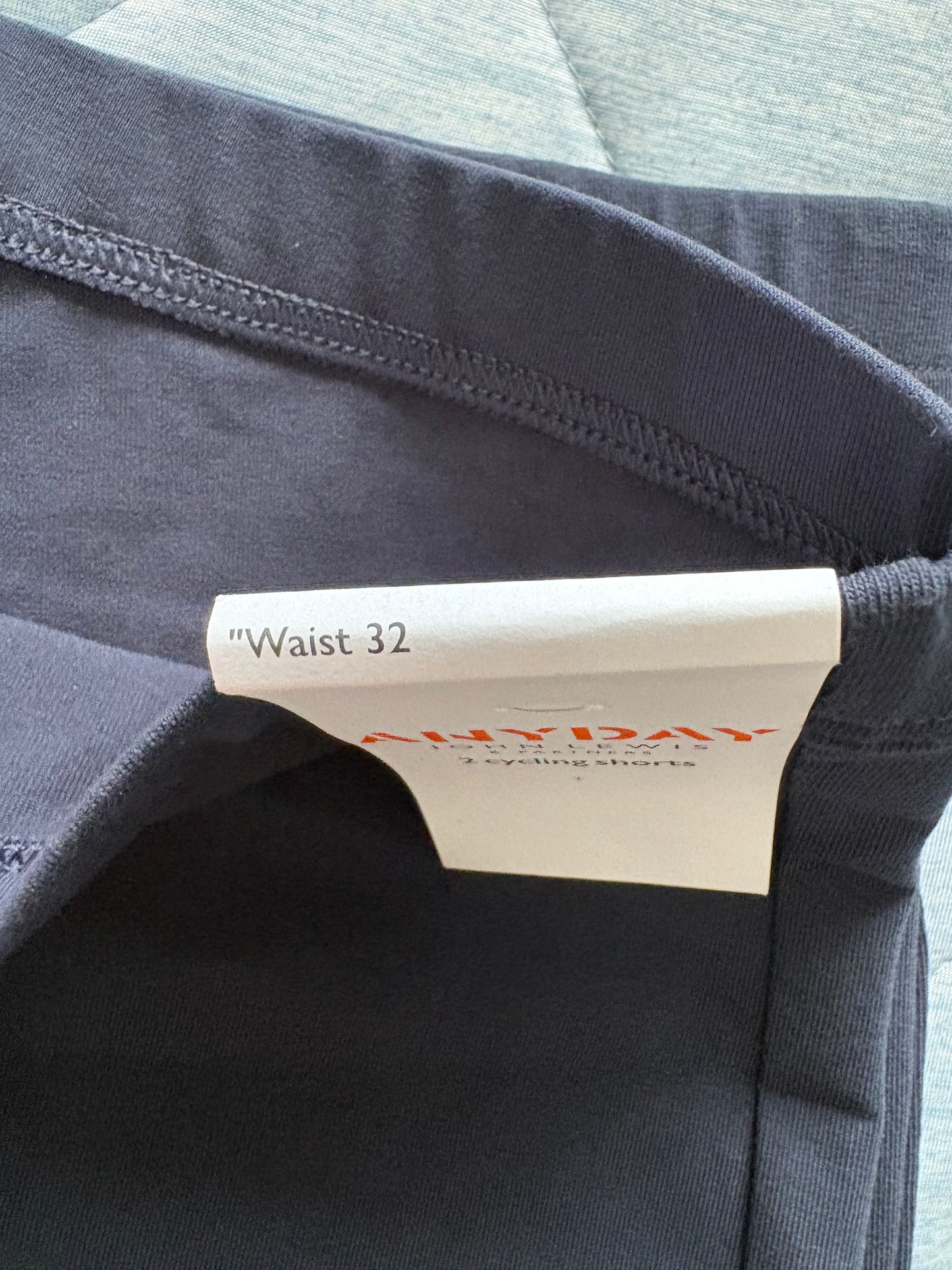 John Lewis 2 Pack Cycling Shorts Colour Navy Size 32 Inches