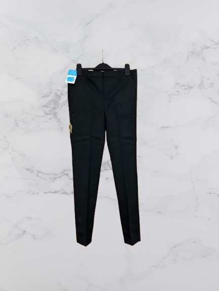 John Lewis Skinny Fit Longer Length Trousers Colour Black Size 10 Years
