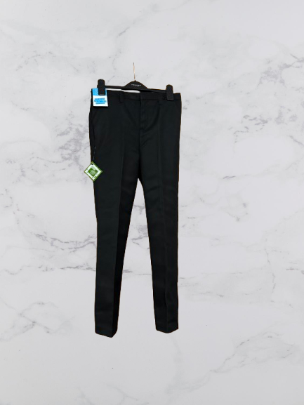 John Lewis Skinny Fit Longer Length Trousers Colour Black Size 9 Years