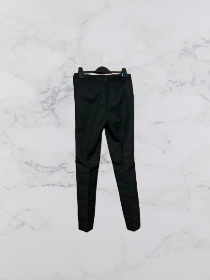 John Lewis Skinny Fit Longer Length Trousers Colour Black Size 9 Years