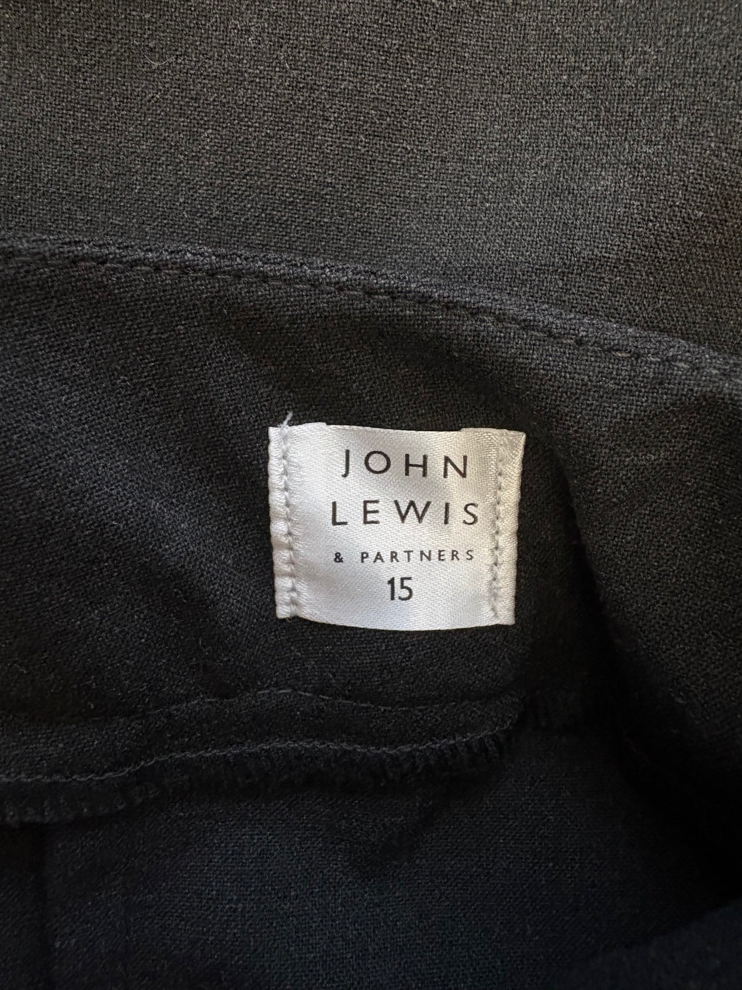 John Lewis Pencil Skirt Colour Grey Size 15 Years