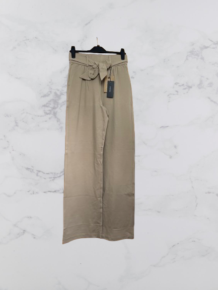 Vero Moda Tall VMeva High Waisted Trousers Colour Silver Mink Size S L36