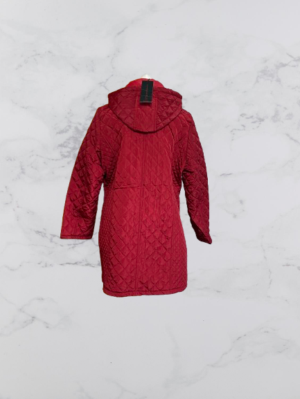 Cissy & Co Lightweight Quilted Jacket Colour Red Size XL