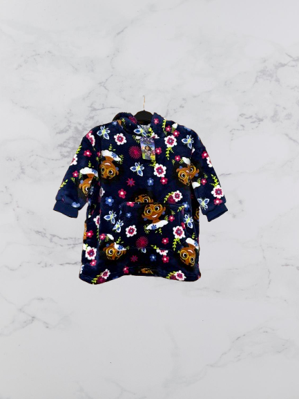 Disney Encanto Fleecy Hooded Snuggle Hoodie Colour Navy Multi Size 4-6 Years