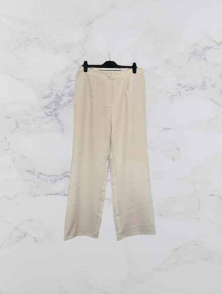 Miss Selfridge wide leg trousers Colour Cream Size 16