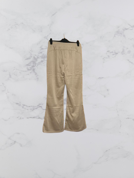 Comodo7 Flared Leg Jogging Trousers Colour Beige One Size 10-16
