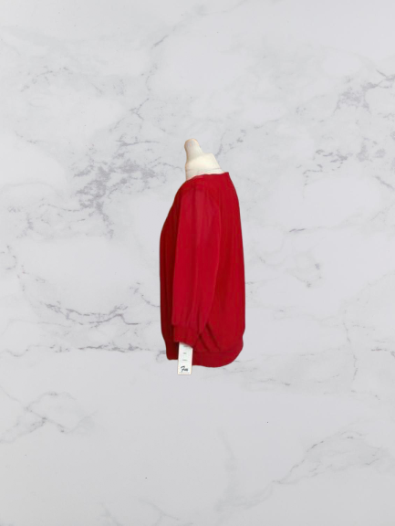 FM Collection long sleeve top Colour Red Size M