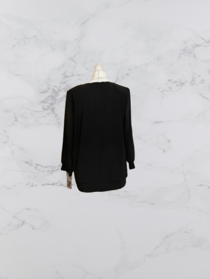 FM Collection long sleeve top Colour Black Size L