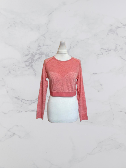 Supremacy Cross Crop Top Colour Peach