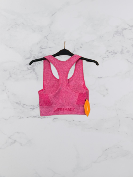Supremacy Core Bra Top Colour Bright Pink