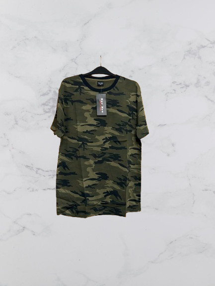 Max Men Collection Short Sleeve
Camo T-Shirt Colour Dark Khaki Camo Size XXL